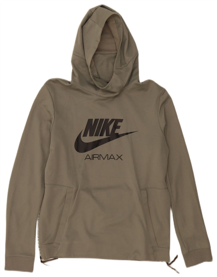 Nike masculino gráfico completo agasalho médio cáqui algodão