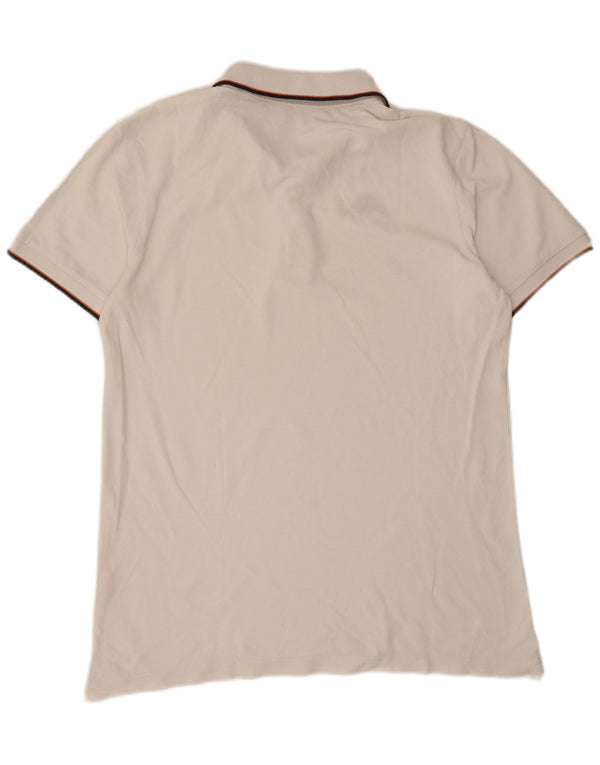 Camisa polo masculina Kappa médio branco