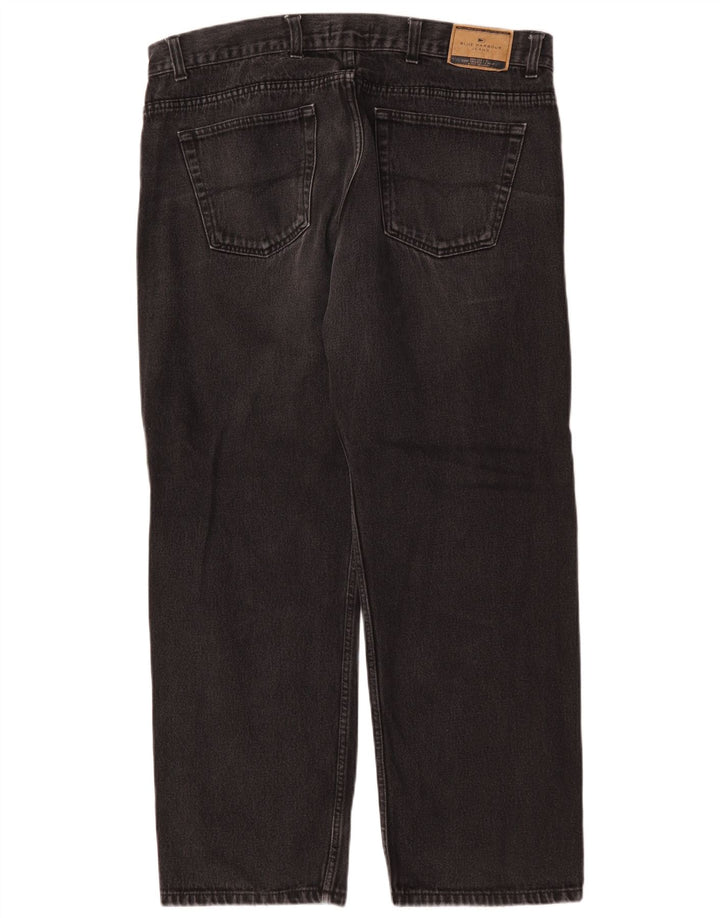 Jeans Marks & Spencer masculino Blue Harbor Straight W40 L29 algodão preto