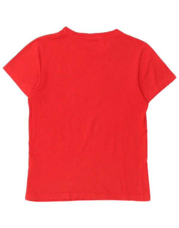 Camiseta Adidas Meninos Graphic Top 11-12 Anos Algodão Vermelho
