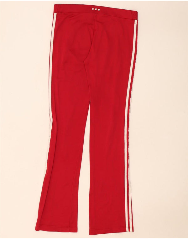 Calça de treino feminina Adidas UK 12 poliamida vermelha média