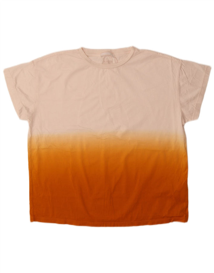 Camiseta masculina Hugo Boss grande algodão colorblock branco