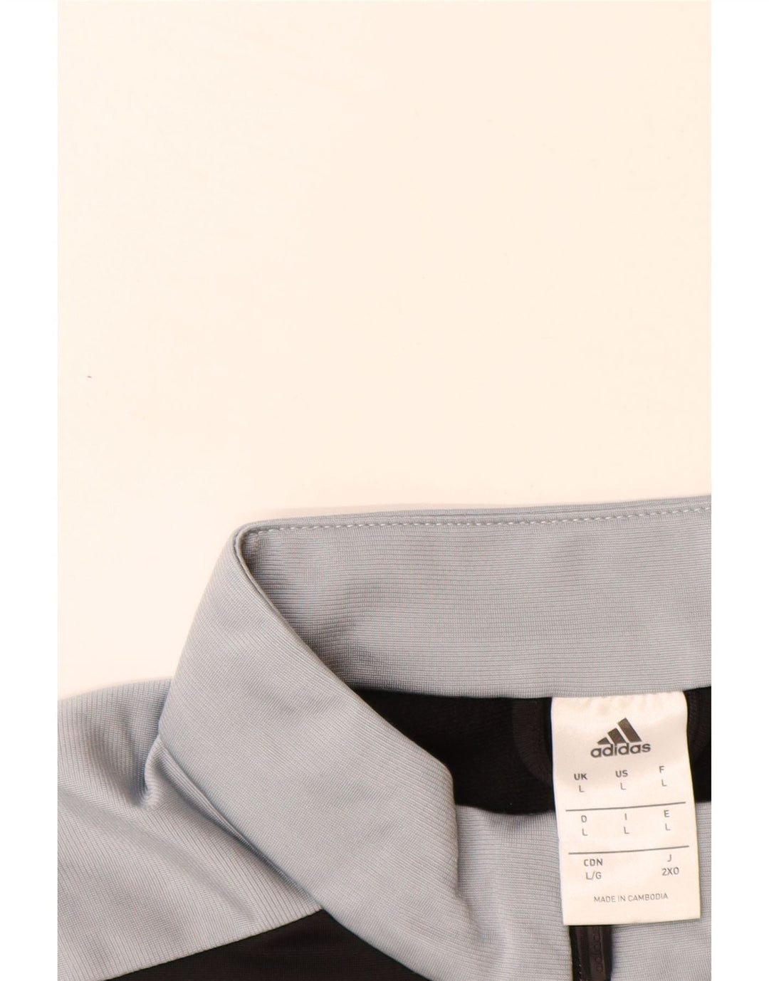 ADIDAS Mens Tracksuit Top Jacket Grande Preto Colourblock Poliéster