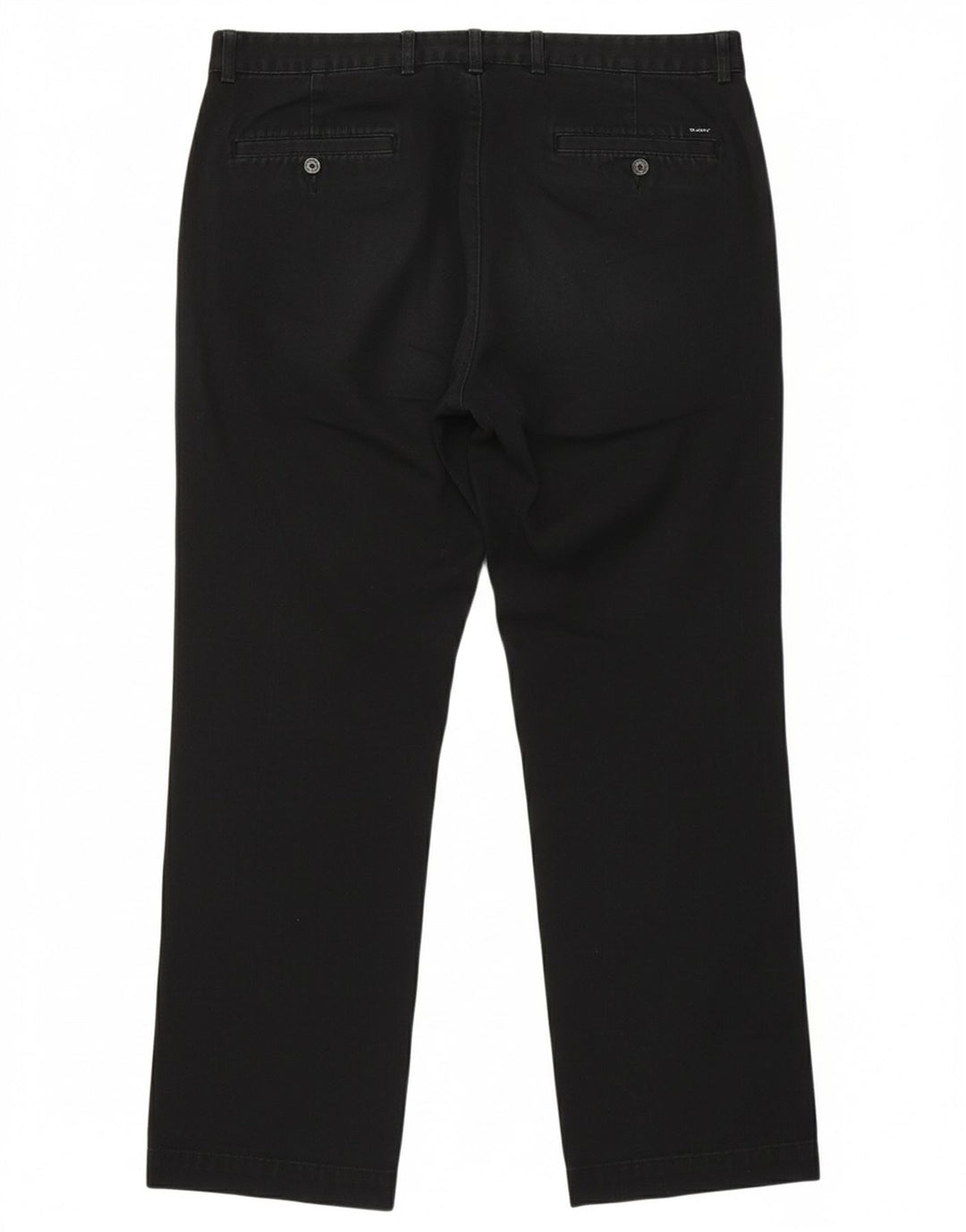 Calça Chino Reta Masculina GANT W35 L30 Algodão Preto Clássico
