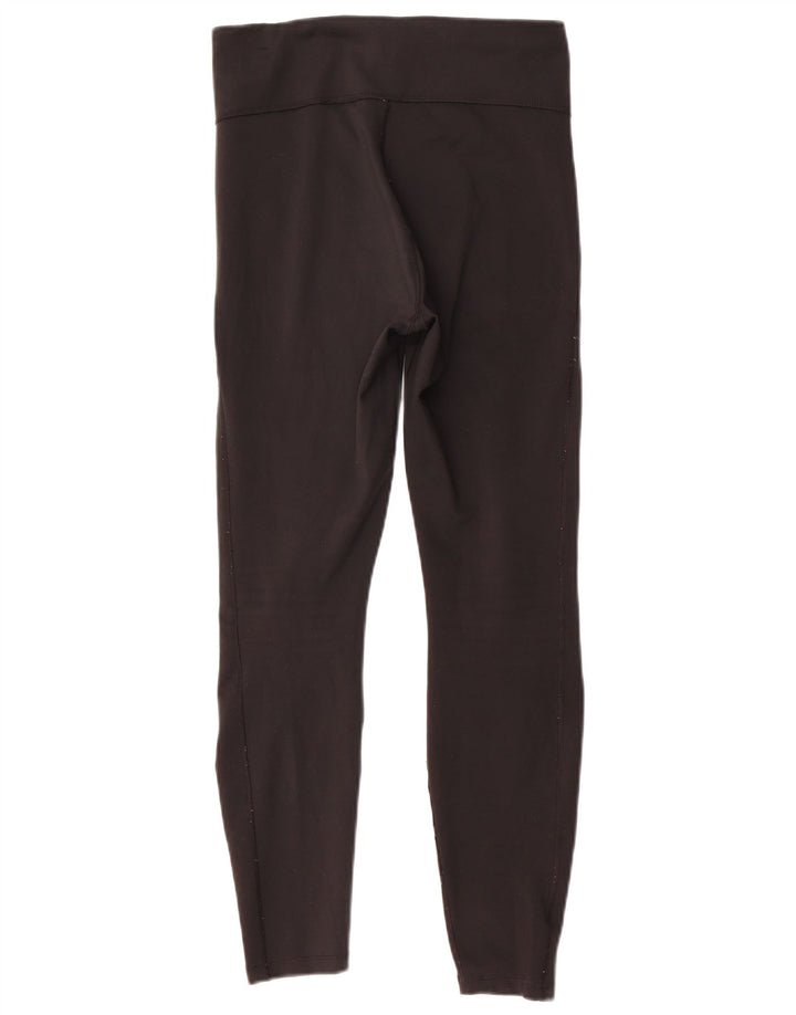 Leggings Nike Dri Fit Femininas UK 12 Médio Preto Poliéster