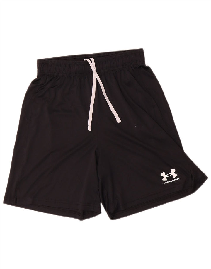 Shorts esportivos masculinos Under Armour médio preto