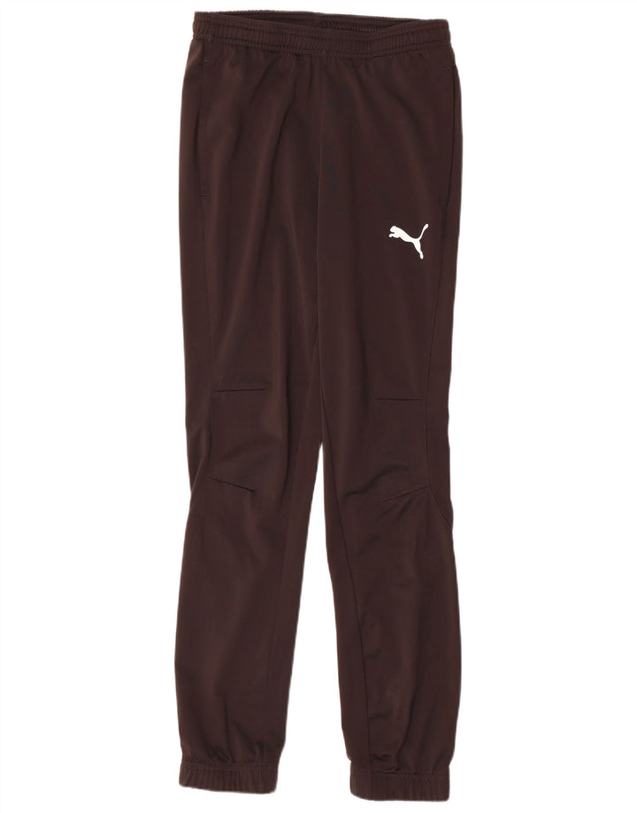 Calça de treino masculina Puma Joggers pequeno poliéster preto