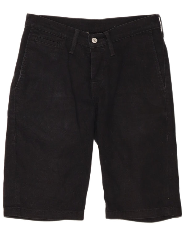Shorts jeans masculino Levi's W30 médio algodão preto