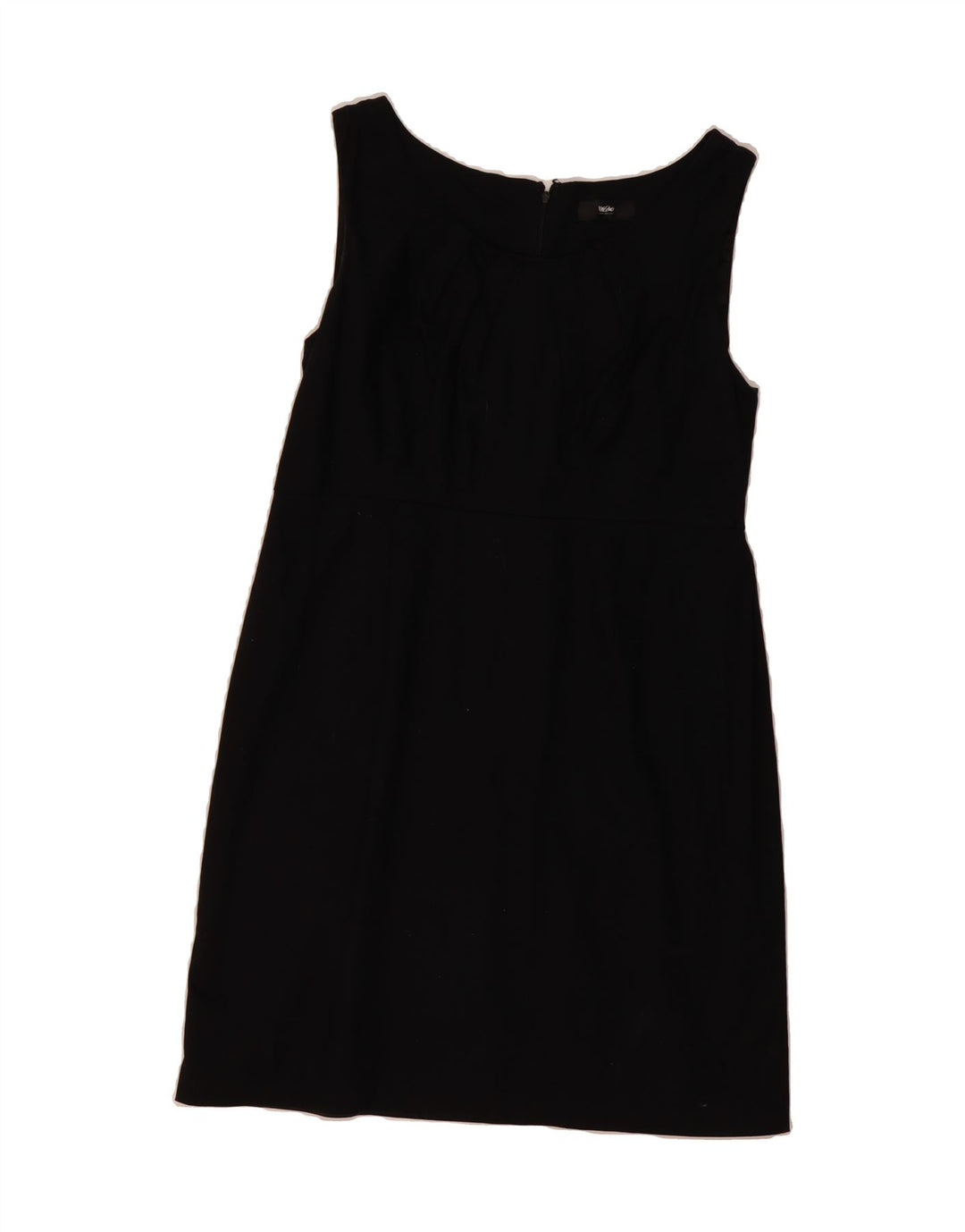 MOSSIMO Womens Sleeveless Shift Dress UK 16 Large Black Cotton Vintage Mossimo and Second-Hand Mossimo from Messina Hembry 
