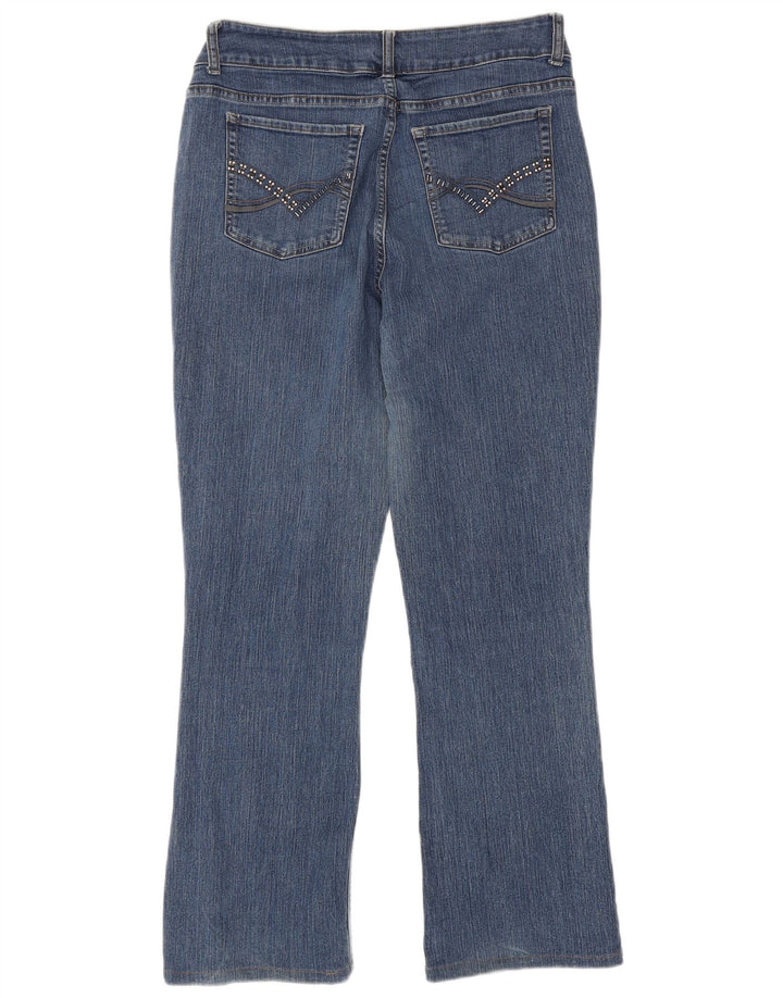 LEE Womens Riders Bootcut Jeans US 12 Grande W32 L30 Azul Algodão