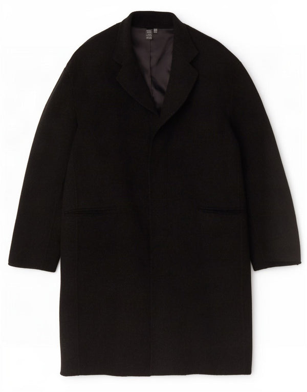 Sobretudo masculino Zara UK 38 lã preta média