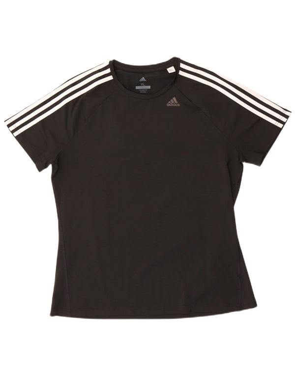 Camiseta Adidas Climalite Feminina Top UK 20/22 XL Preto Poliéster