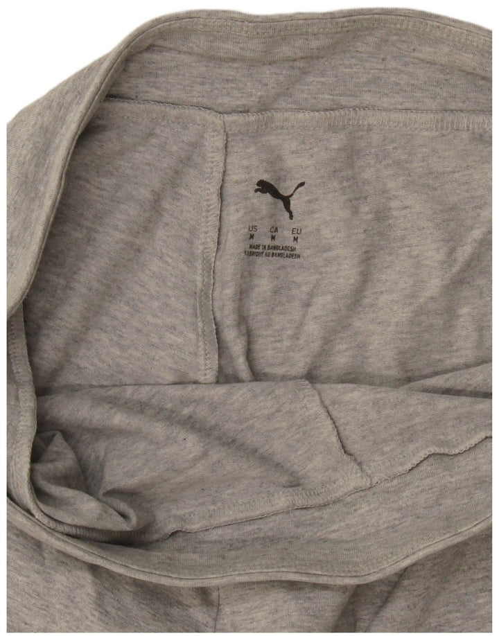 Leggings Puma Mulher UK 14 Cinza Médio