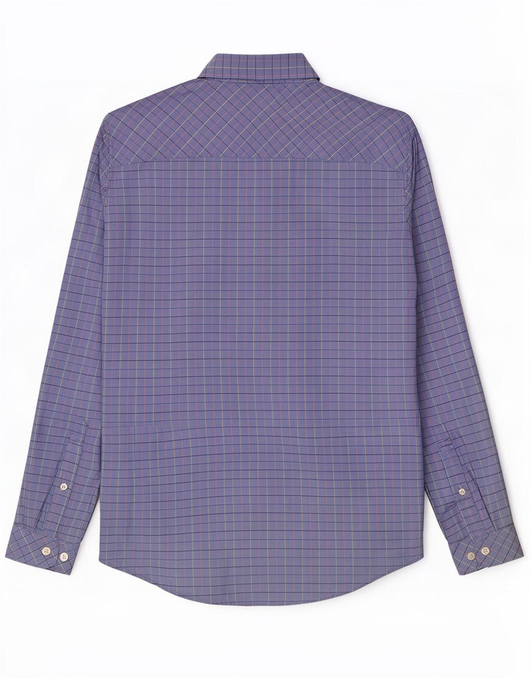 Camisa masculina Joules Classic Fit algodão xadrez azul médio