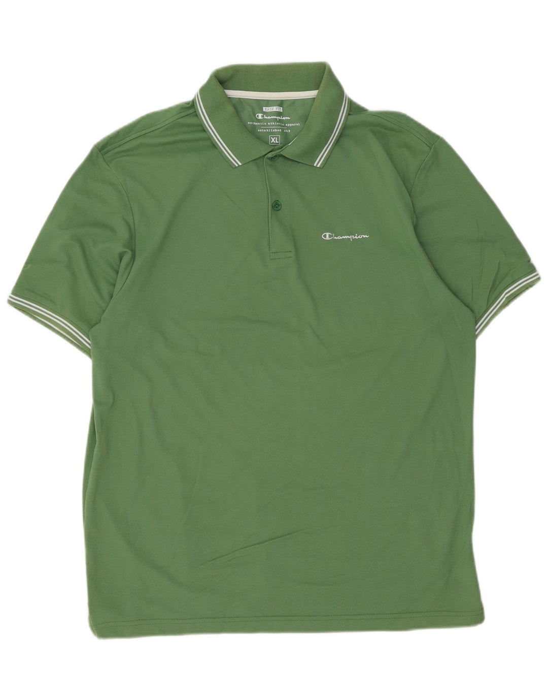 CAMPEÃO Camisa polo masculina Easy Fit XL algodão verde