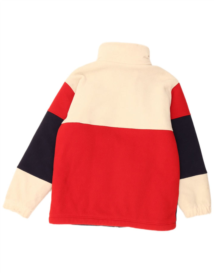 Jaqueta masculina de lã CRANE Loose Fit UK 36 pequeno bloco colorido multicolorido