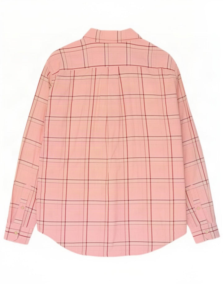 Murphy & Nye Camisa masculina grande xadrez rosa