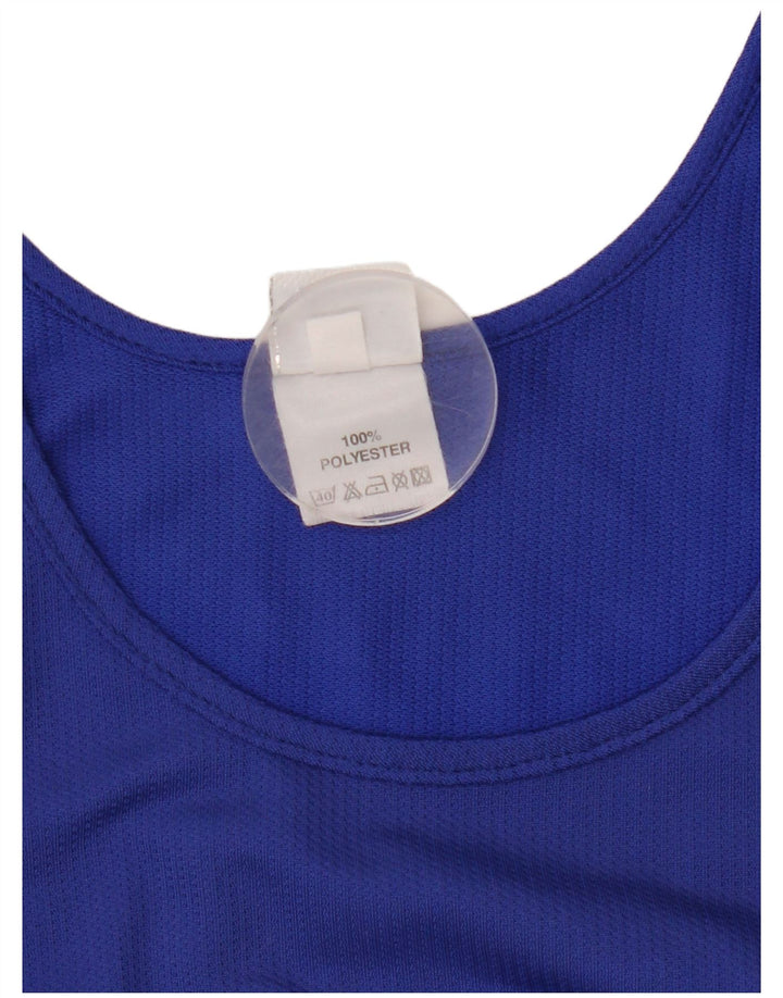 Asics Mens Graphic Vest Top Grande Azul Colourblock Poliéster