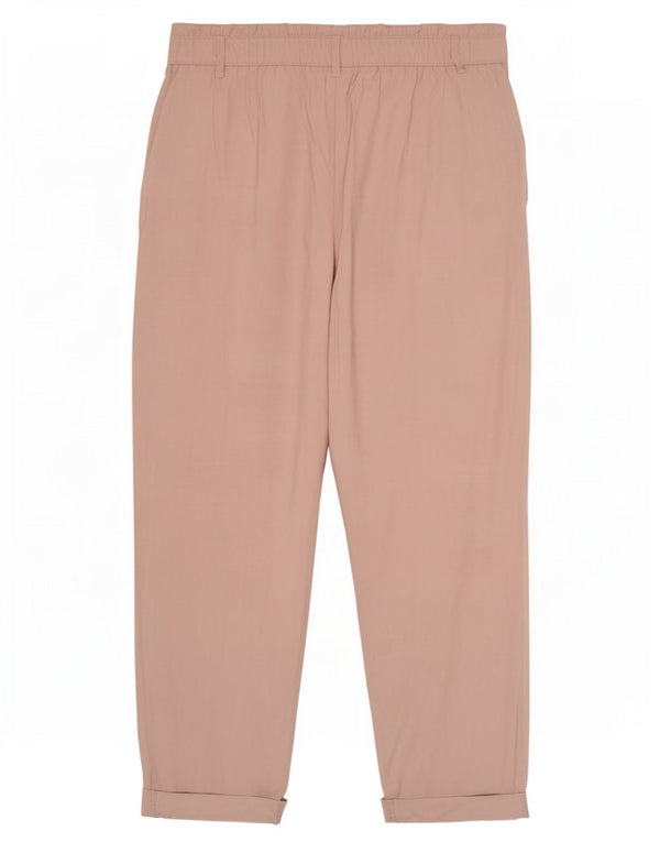 Zara Calça feminina reta XL W36 L26 poliéster rosa