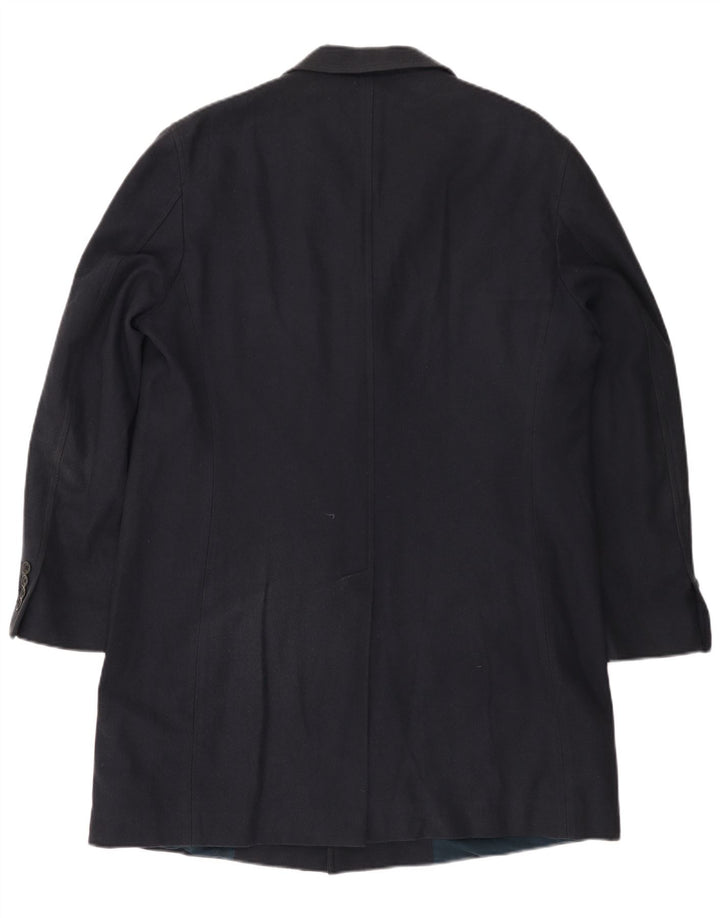 Sobretudo feminino FAY UK 18 XL azul marinho algodão espinha de peixe