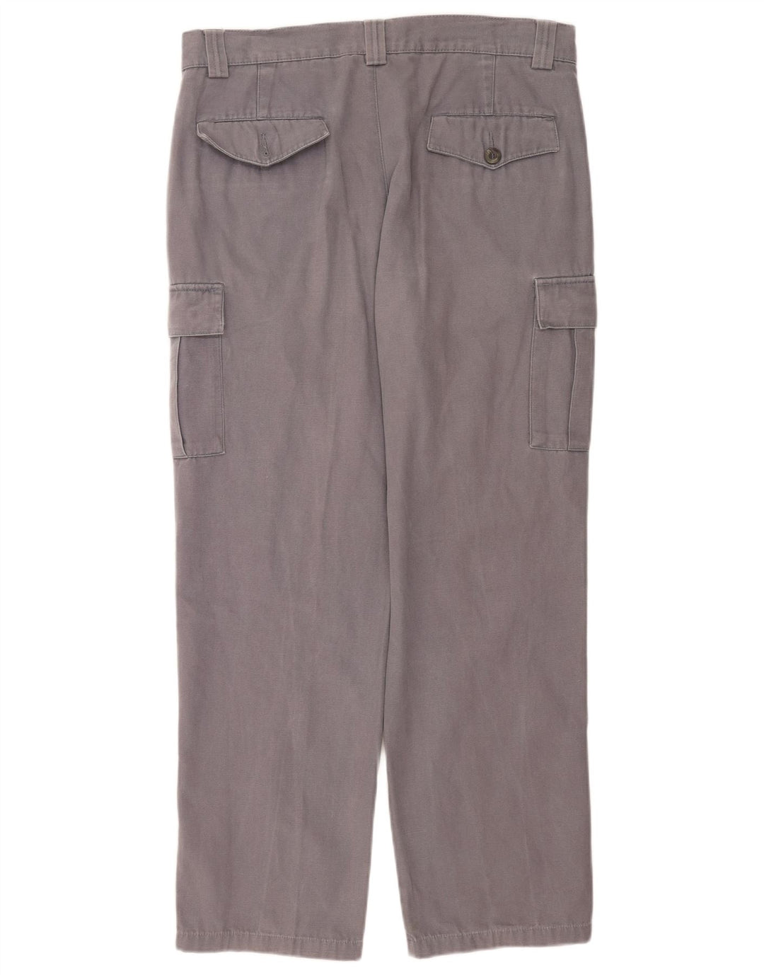 Calças cargo retas masculinas Rifle W36 L34 algodão cinza