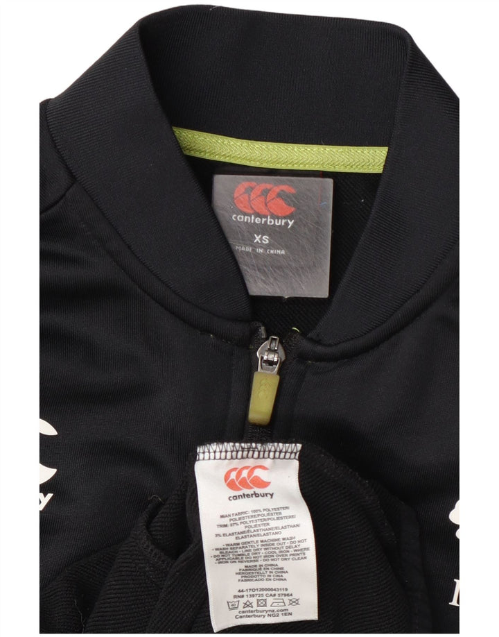 Canterbury Mens IRFU Tracksuit Top Jacket XS Poliéster Preto