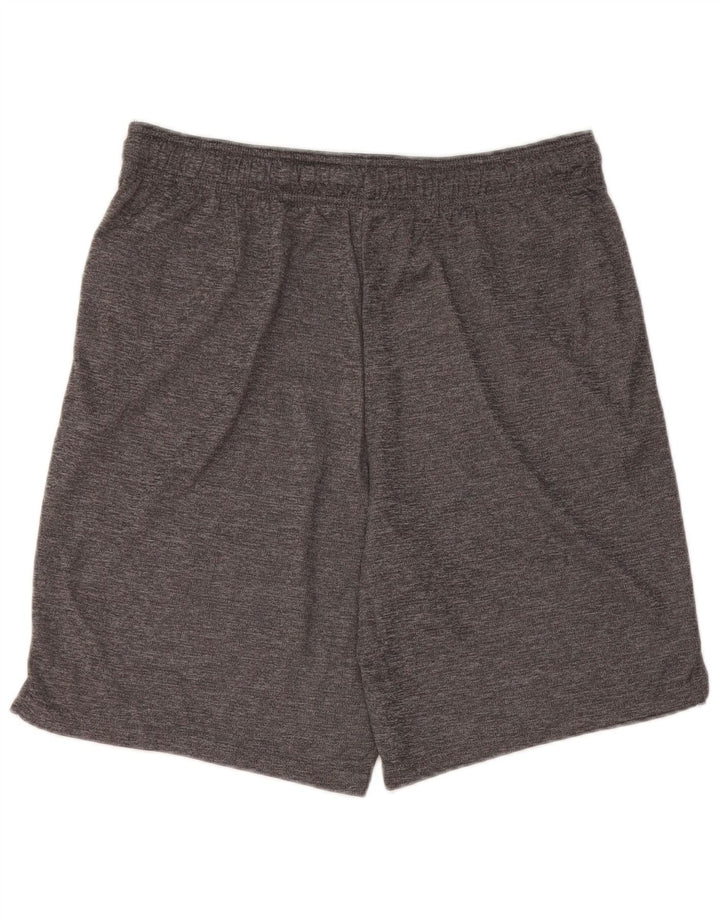 Shorts esportivos masculinos SUPERDRY grande poliéster manchado cinza