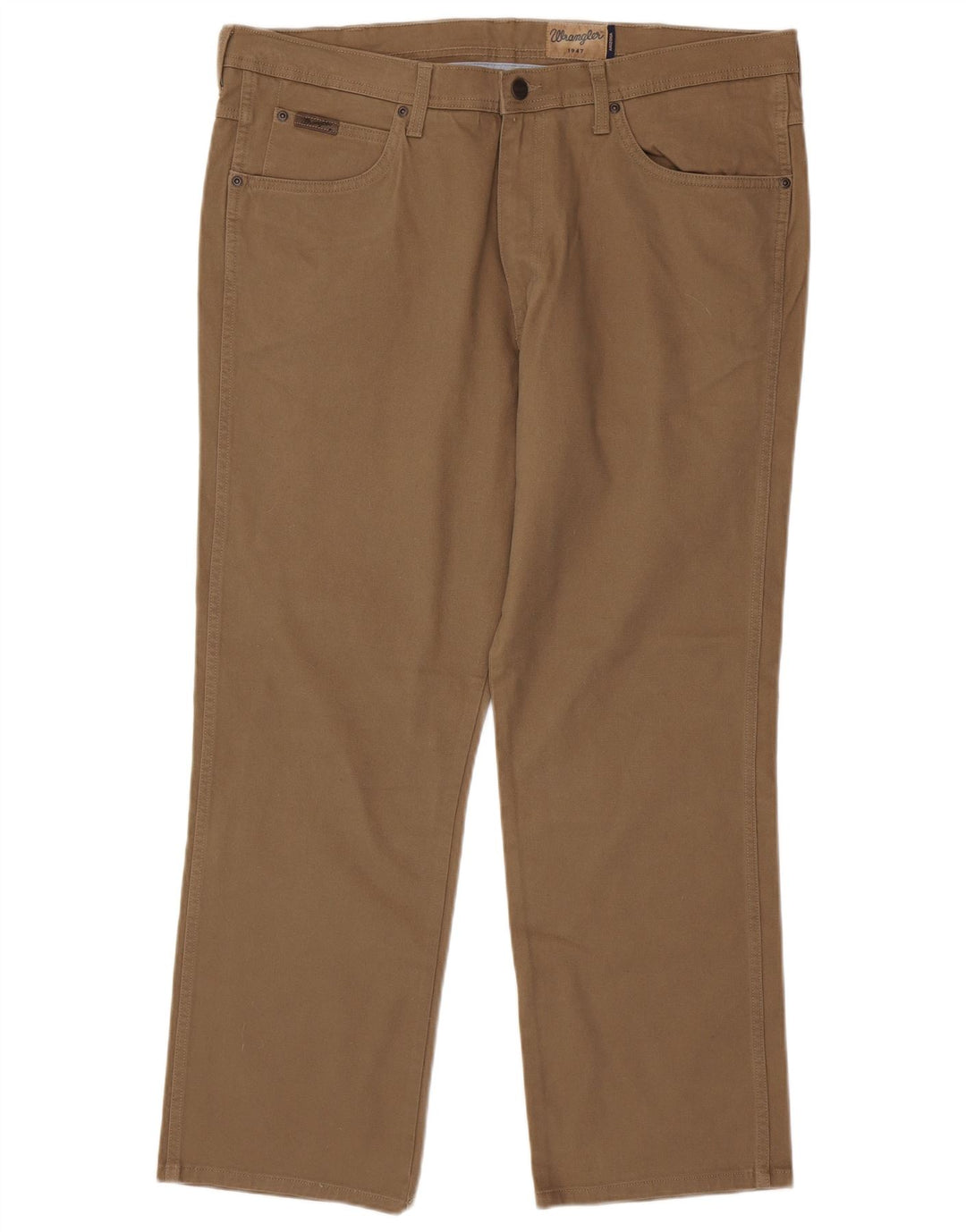 Calça casual reta masculina WRANGLER Arizona Stretch W40 L30 marrom