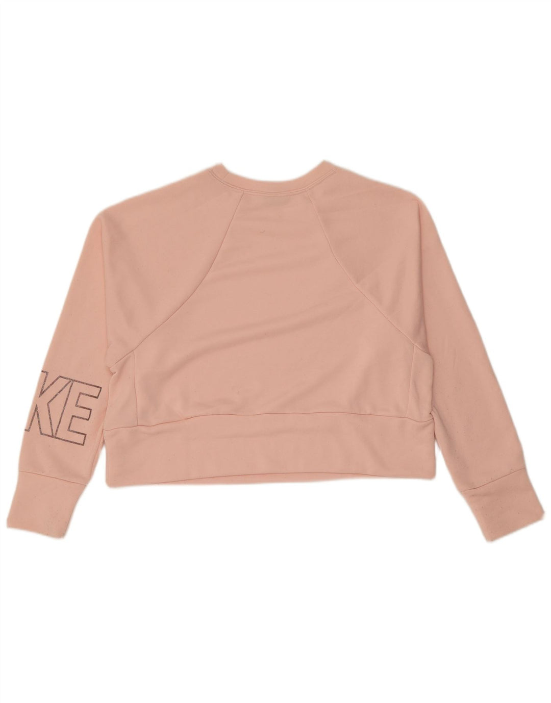 Moletom feminino Nike Oversized Graphic Crop Jumper UK 10 Pequeno Rosa