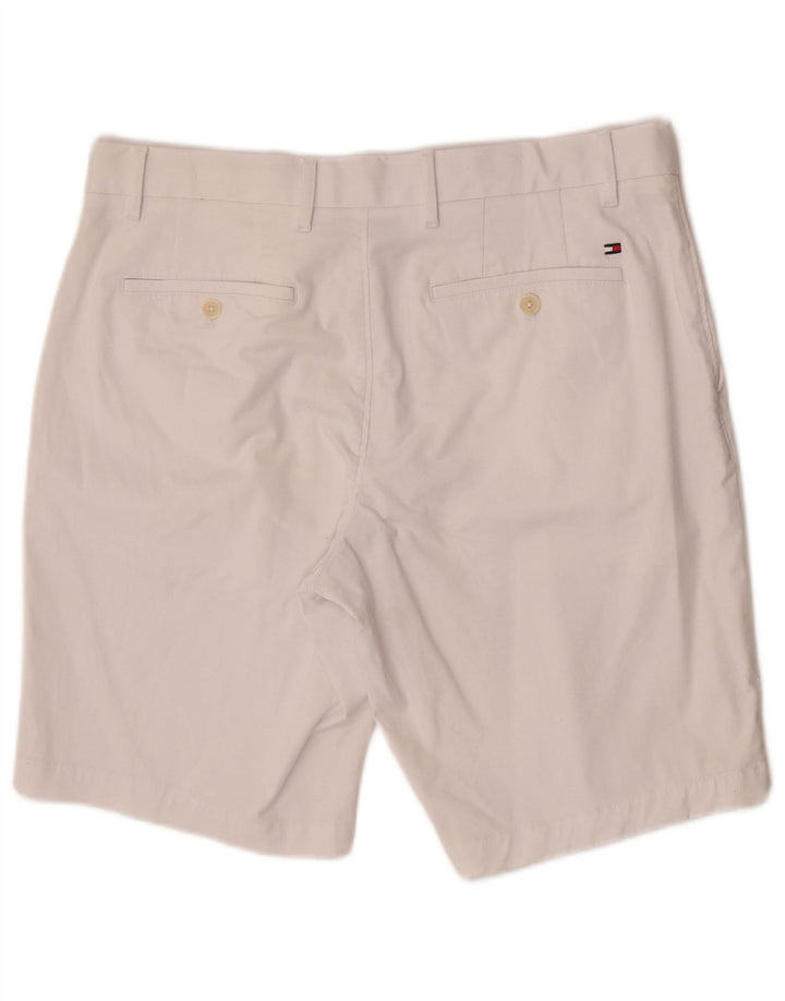 Tommy Hilfiger Mens Chino Shorts W33 Médio Algodão Branco