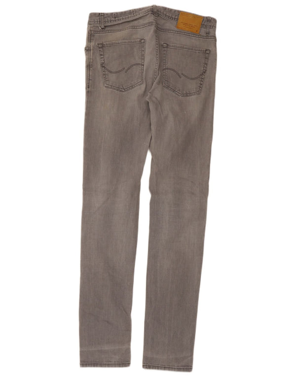 Jack & Jones Masculino Ben Skinny Jeans W34 L35 Cinza