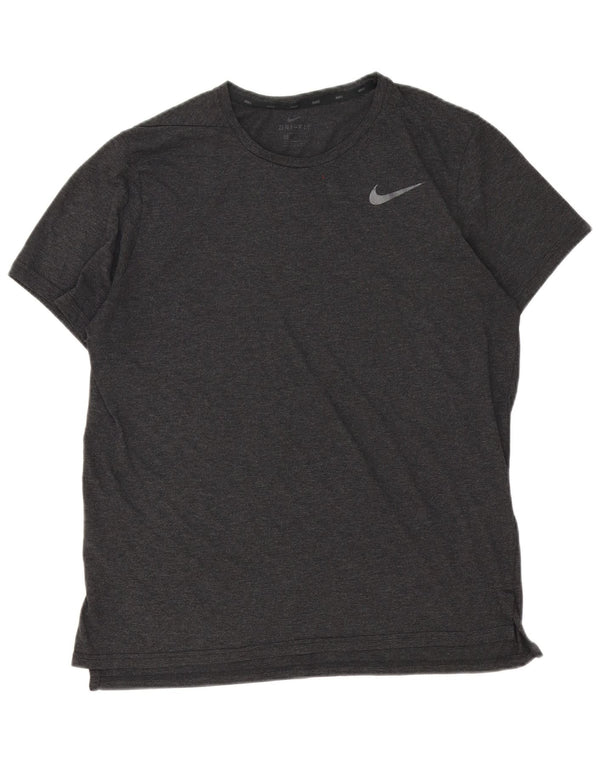 Camiseta Nike Masculina Dri Fit Top Cinza Médio Poliéster