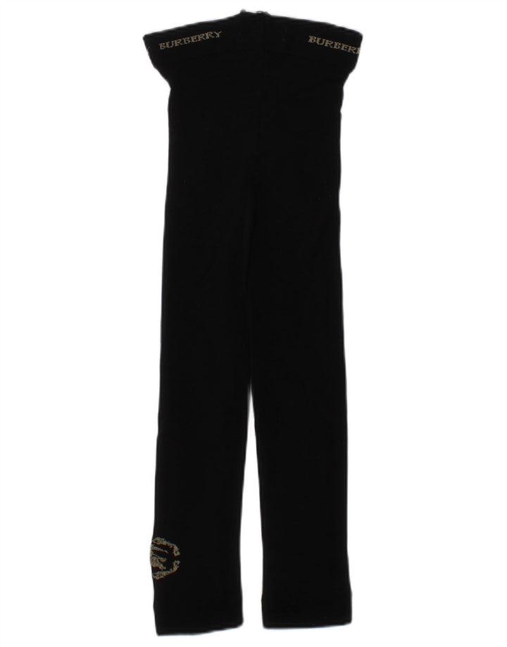 Leggings gráficas para meninas Burberry 7-8 anos pretas