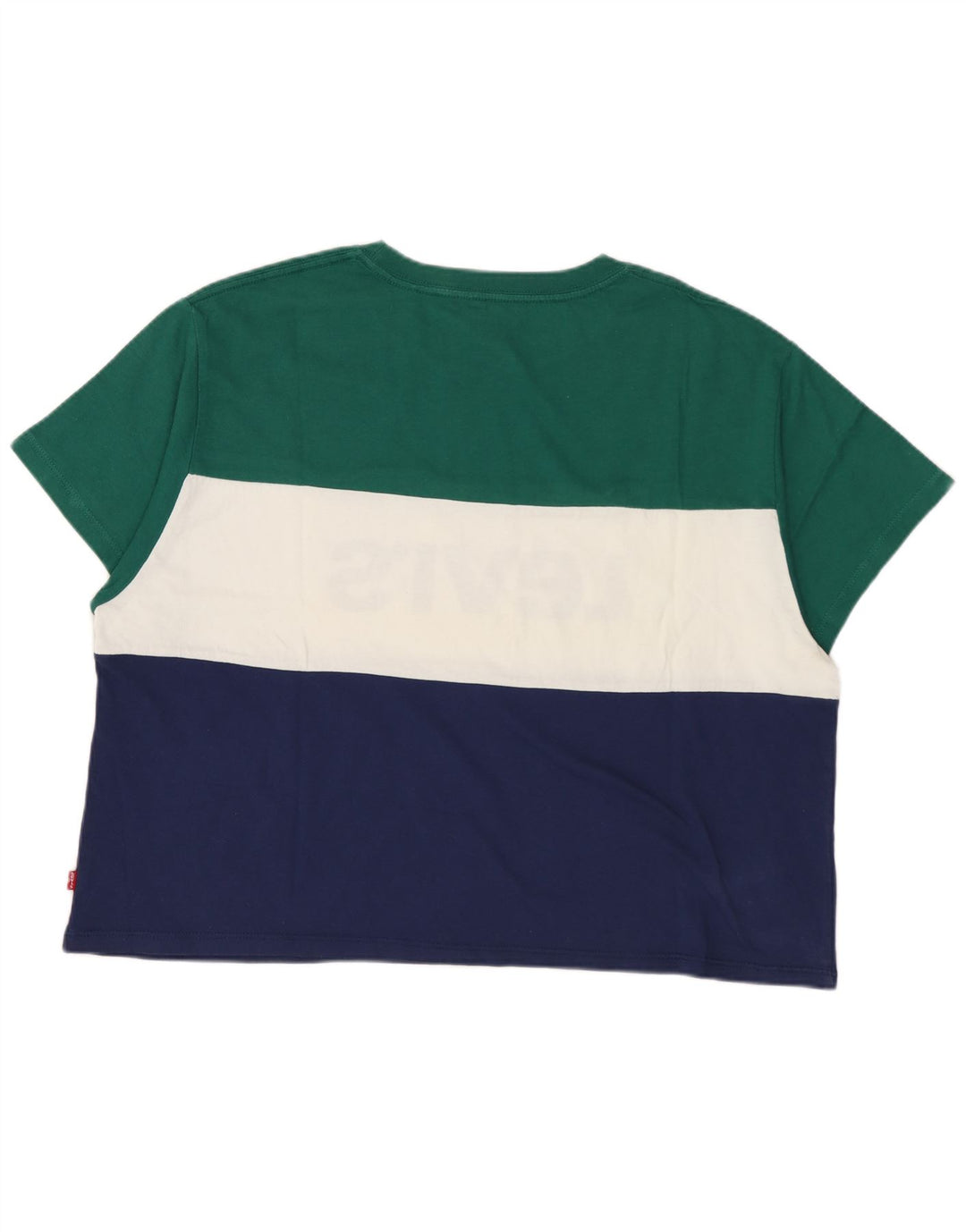 Camiseta feminina estampada LEVI'S Crop UK 10 pequena multicolorida
