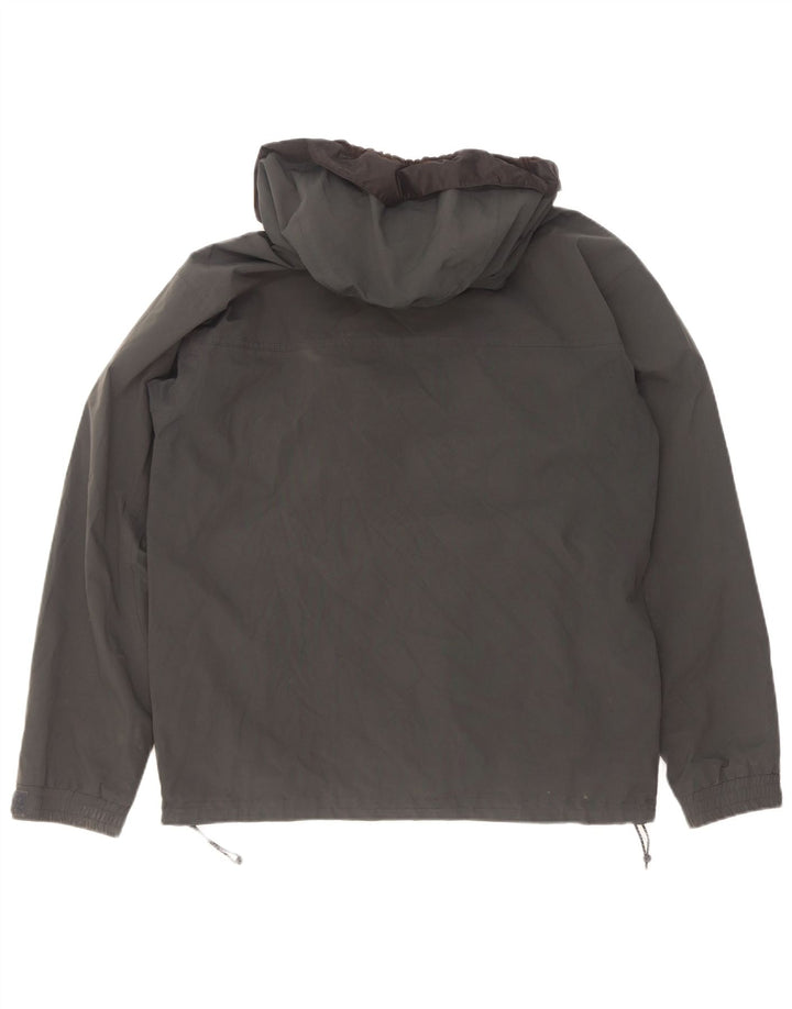 Jaqueta de chuva com capuz masculina Sprayway UK 38 poliéster cinza médio