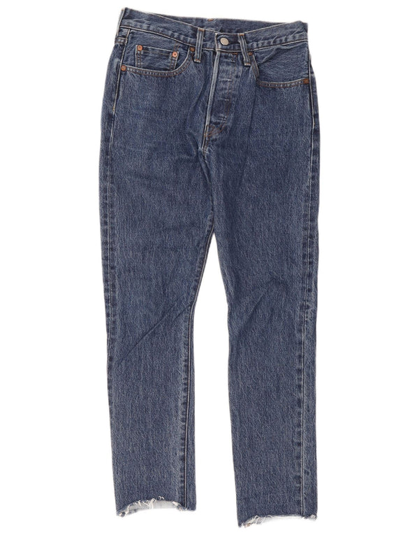 Calça jeans masculina Levi's 501 Straight W26 L28 azul algodão
