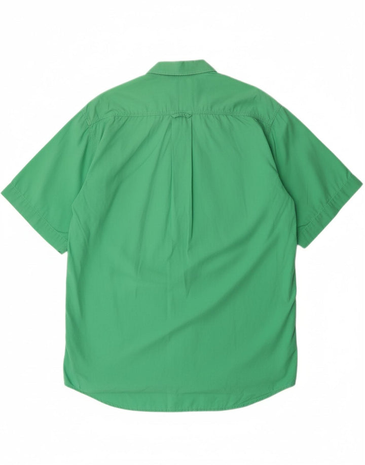 Camisa masculina de manga curta LEVI'S algodão verde médio