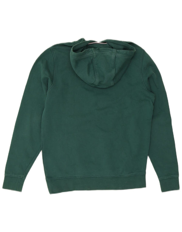 Suéter com capuz gráfico masculino Tommy Hilfiger pequeno algodão verde