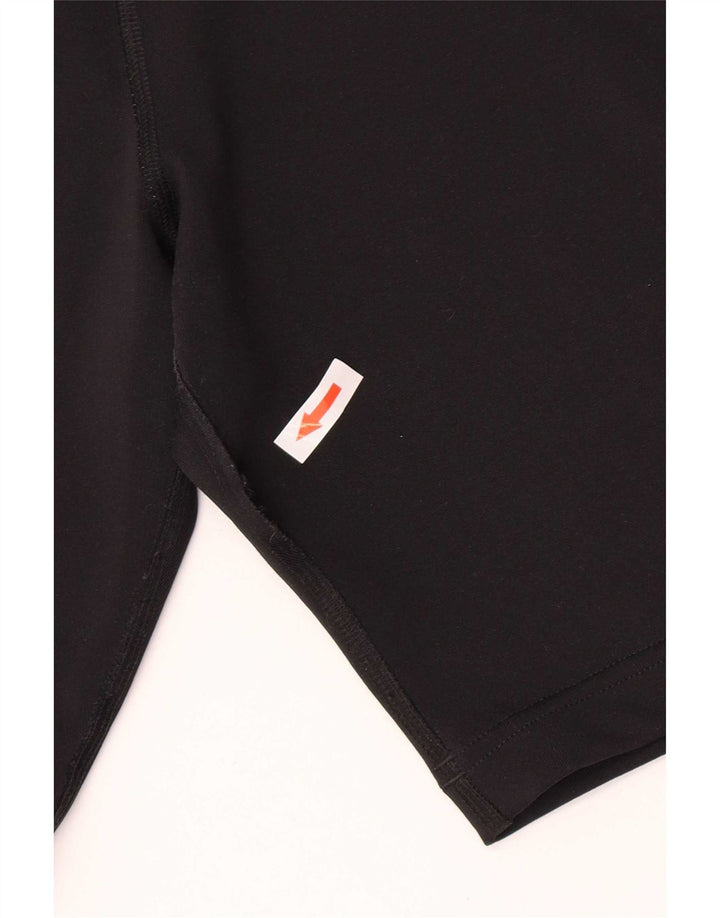 Shorts esportivos femininos Adidas UK 12 poliéster preto médio
