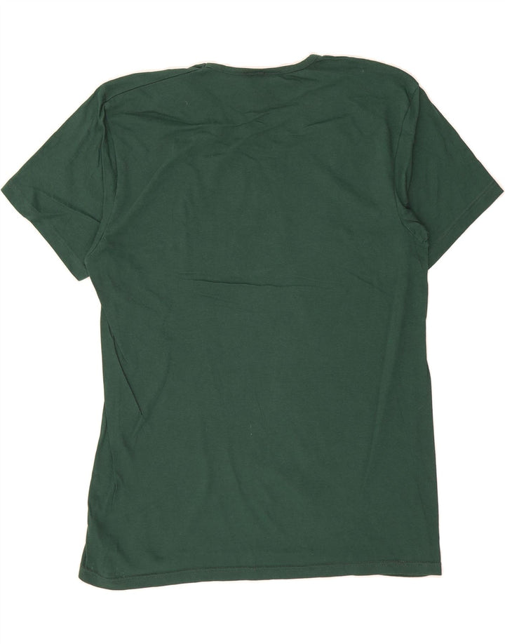KAPPA Womens T-Shirt Top UK 18 XL Green Cotton Vintage Kappa and Second-Hand Kappa from Messina Hembry 