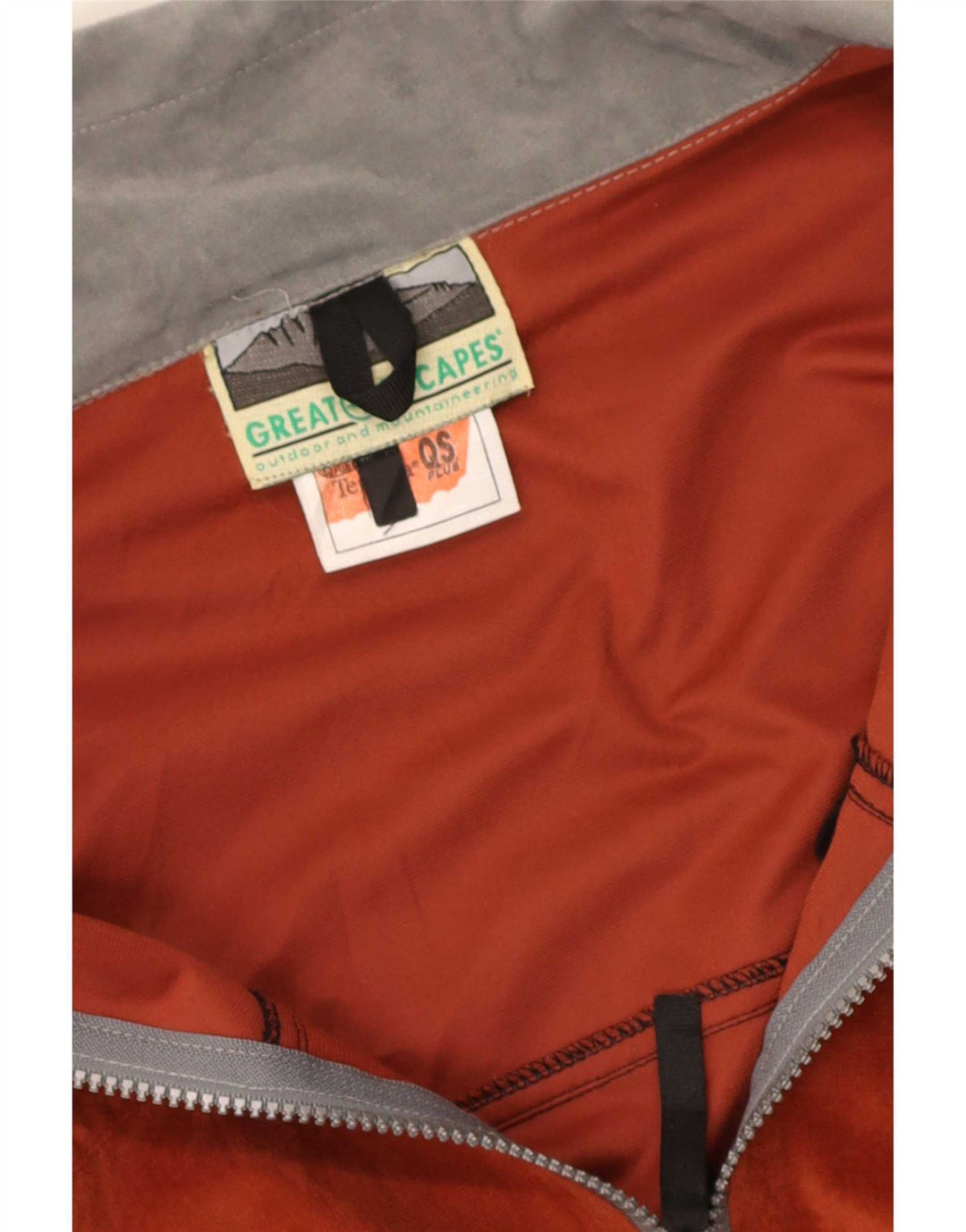 Jaqueta masculina de agasalho Great Escapes XL laranja colorblock