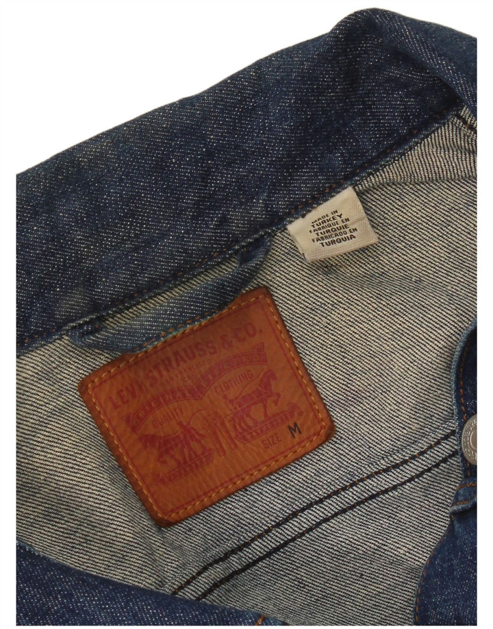 Jaqueta Jeans Feminina Levi's Crop UK 12 Azul Médio