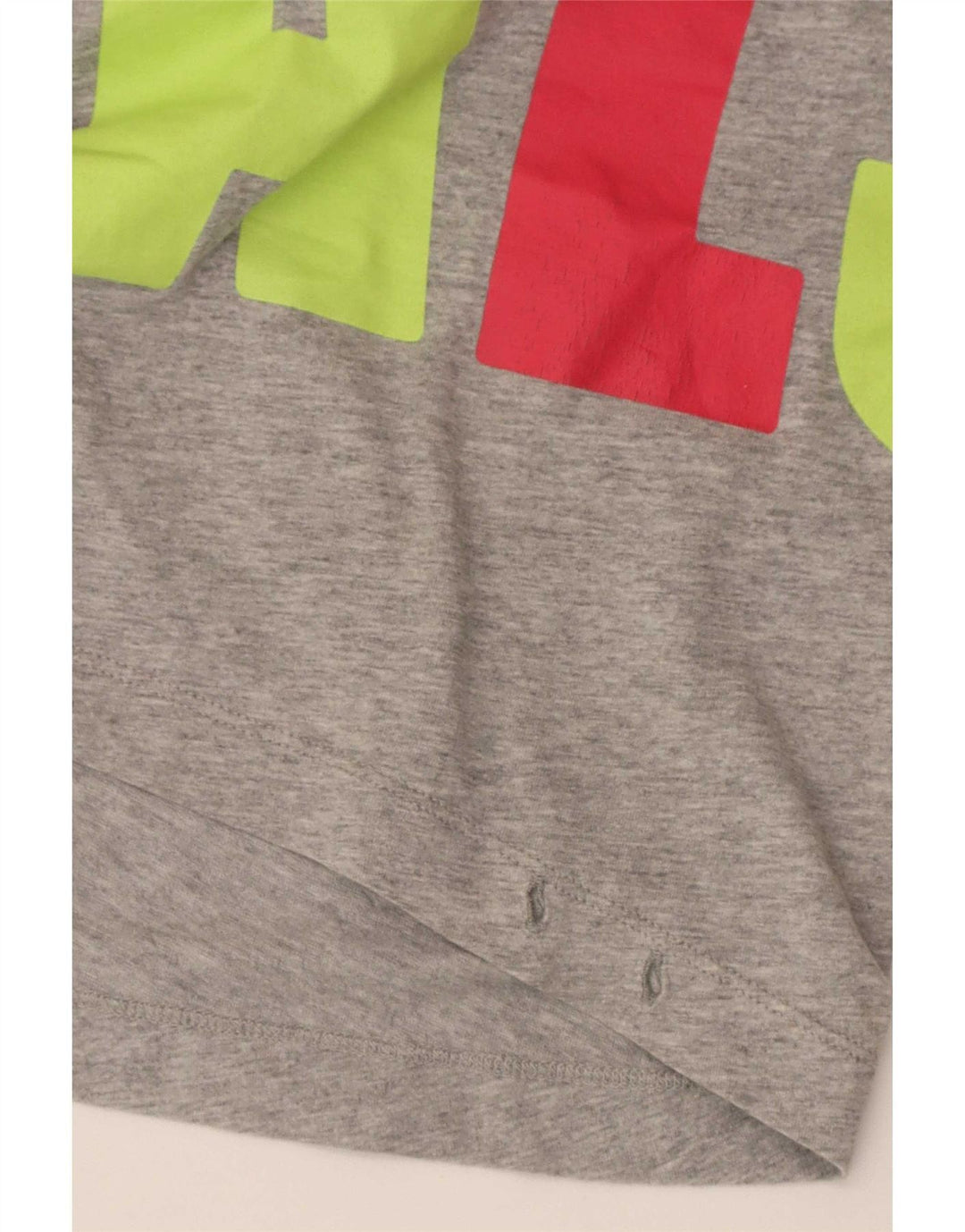 Camiseta Adidas Feminina Graphic Top UK 16 Grande Cinza