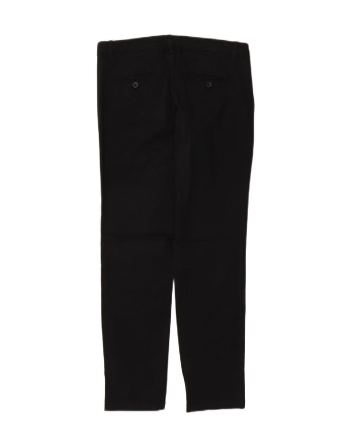 Calça chino feminina BENETTON W30 L28 algodão preto