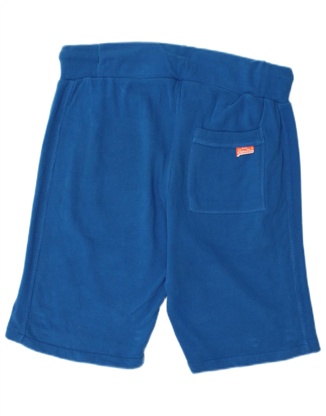 Shorts esportivos masculinos SUPERDRY pequeno algodão azul