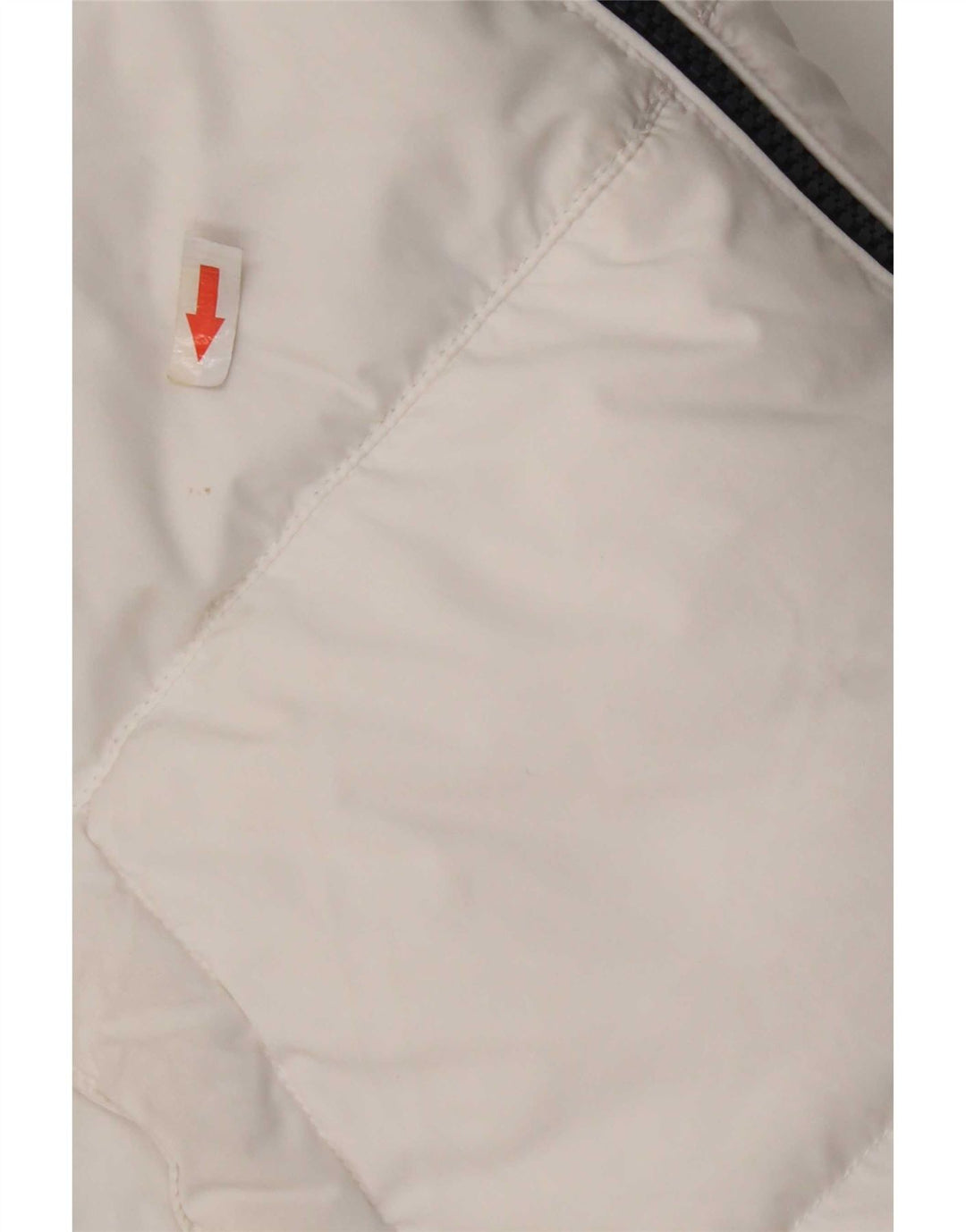 Jaqueta masculina acolchoada com capuz Tommy Hilfiger Reino Unido 38 poliéster branco médio