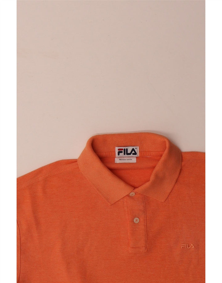 Camisa polo masculina FILA XL laranja