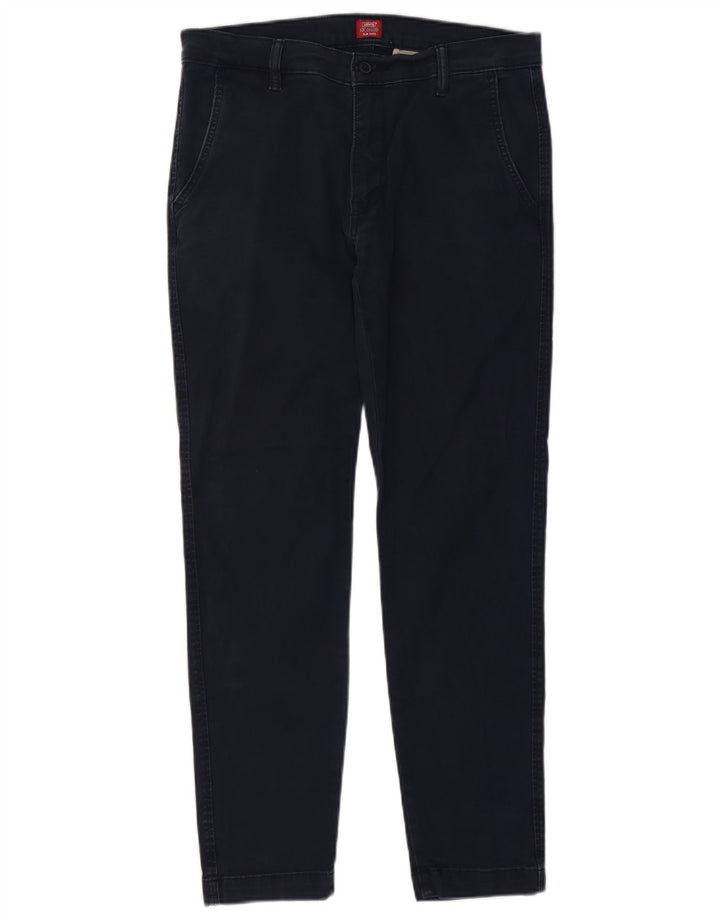 Calça jeans masculina slim Levi's W32 L29 algodão azul marinho