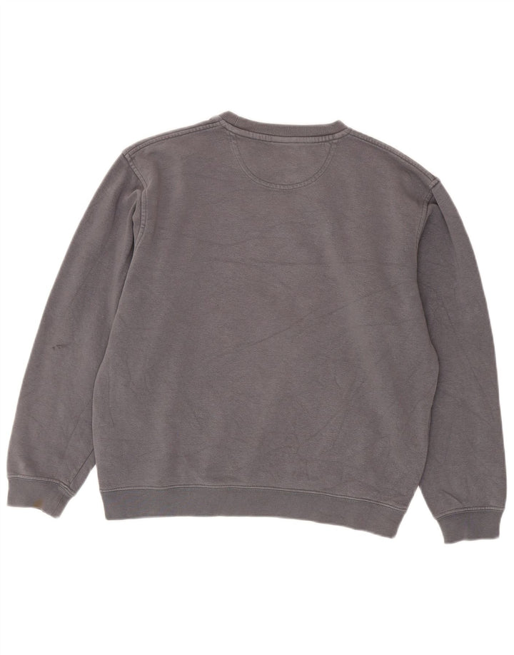 Moletom Nike Boys Jumper 12-13 anos grande cinza algodão
