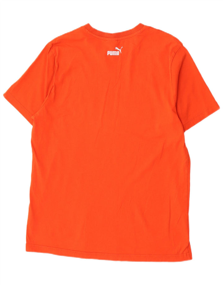Puma Camiseta Masculina Graphic Top Grande Laranja
